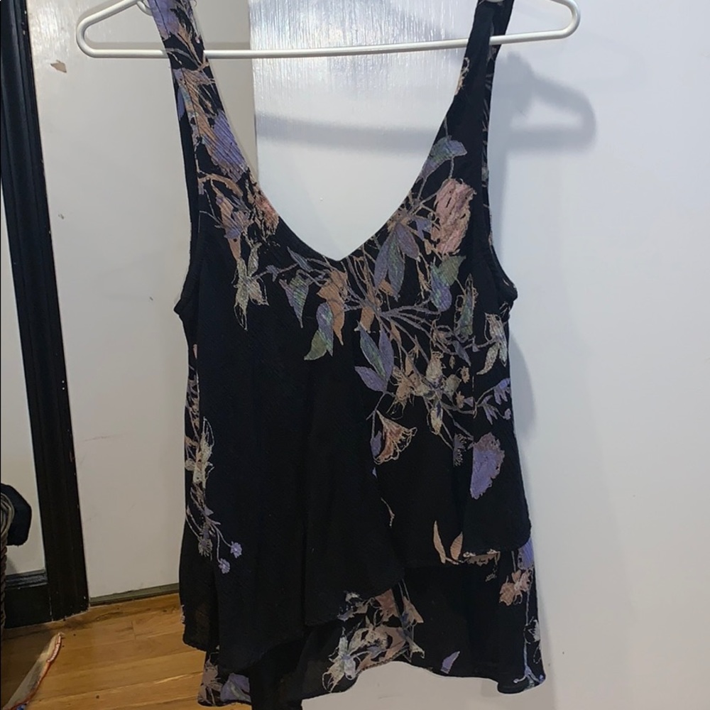 Free People Printed Tank Top Size Small